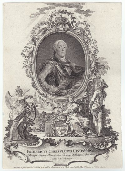 Friedrich Christian Leiopold von Sachsen (1712-1763) von Johann Esaias Nilson